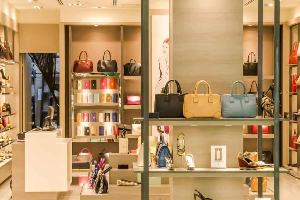 Women's bags, purses, and shoes store